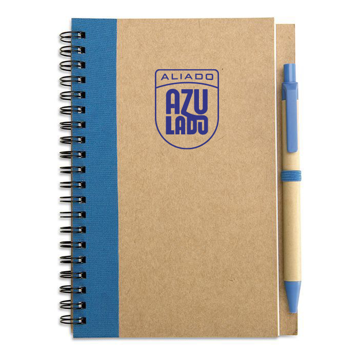 Libreta Eco + Lapicero + Post-it  - 5.5 x 8.25 (A5)